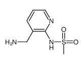 N-(3-氨基甲基-吡啶-2-基)-甲烷磺酰胺结构式