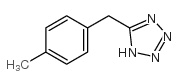 1H-TETRAZOLE, 5-(P-METHYLBENZYL)- Structure