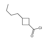 Cyclobutanecarbonyl chloride, 3-butyl-, trans- (9CI)结构式