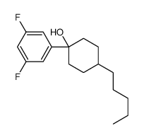1-(3,5-difluorophenyl)-4-pentylcyclohexan-1-ol结构式