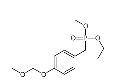 1-(diethoxyphosphorylmethyl)-4-(methoxymethoxy)benzene Structure