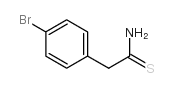 2-(4-bromophenyl)ethanethioamide Structure