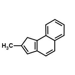 2-Methyl-3H-cyclopenta[a]naphthalene Structure