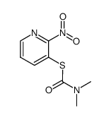 N,N-dimethyl-1-[(2-nitropyridin-3-yl)sulfanyl]formamide结构式