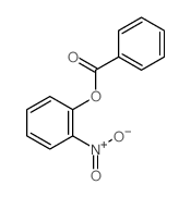 Benzoicacid, 2-nitrophenyl ester Structure