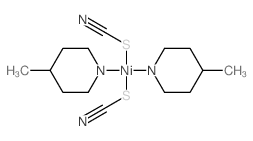 Nickel,bis(4-picoline)bis(thiocyanato)- (8CI) Structure