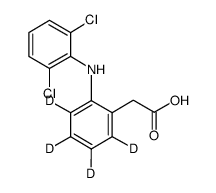 Diclofenac D4 Structure