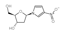 1-(β-D-2-DEOXYRIBOFURANOSYL)-3-NITROPYRROLE Structure
