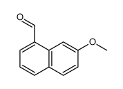 7-Methoxynaphthalene-1-carboxaldehyde Structure