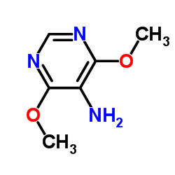 4,6-二甲氧基嘧啶-5-胺结构式