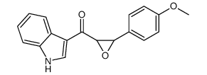 1H-INDOL-3-YL[3-(4-METHOXYPHENYL)OXIRAN-2-YL]METHANONE Structure