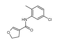 N-(5-chloro-2-methylphenyl)-4,5-dihydrofuran-3-carboxamide结构式