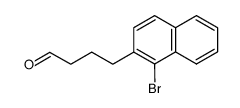 1-Bromo-2-naphthalenebutanal结构式
