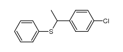 (1-(4-chlorophenyl)ethyl)(phenyl)sulfane结构式