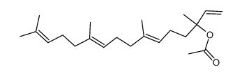 geranyl linalool acetate Structure