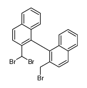 1-[2-(bromomethyl)naphthalen-1-yl]-2-(dibromomethyl)naphthalene结构式
