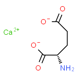 calcium L-glutamate (1:1) structure