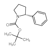 (R)-n-boc-2-苯基吡咯烷结构式