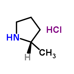 (S)-2-甲基吡咯烷盐酸盐结构式