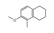 6-methoxy-5-methyltetralene Structure