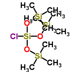三(三甲基硅氧基)氯硅烷结构式