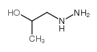 1-肼基丙-2-醇结构式