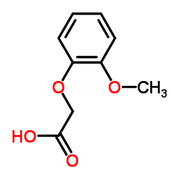 (2-Methoxyphenoxy)acetic acid Structure