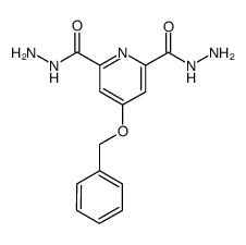 4-benzyloxy-pyridine-2,6-dicarboxylic dihydrazide Structure