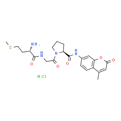 H-Met-Gly-Pro-AMC · HCl Structure