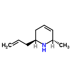 (2S,6S)-2-Allyl-6-methyl-1,2,3,6-tetrahydropyridine Structure