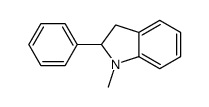 1-methyl-2-phenyl-2,3-dihydroindole结构式