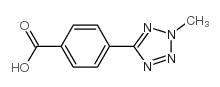 4-(2-甲基-2H-四唑-5-基)-苯甲酸结构式