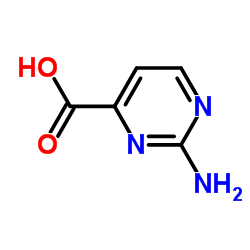 2-氨基嘧啶-4-羧酸结构式