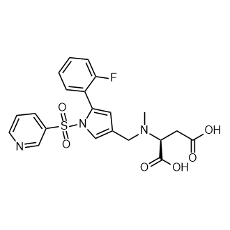 N-((5-(2-氟苯基)-1-(吡啶-3-基磺酰基)-1H-吡咯-3-基)甲基)-N-甲基天冬氨酸(沃诺拉赞杂质)图片