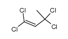 1,1,3,3-tetrachloro-but-1-ene Structure