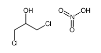 1,3-dichloropropan-2-ol,nitric acid Structure