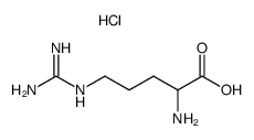 2-Amino-5-guanidinopentanoic acid hydrochloride结构式