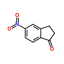 5-Nitro-1-indanone Structure