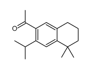 1-[5,6,7,8-tetrahydro-5,5-dimethyl-3-(1-methylethyl)-2-naphthyl]ethan-1-one结构式