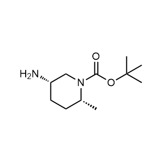 (2R,5S)-5-氨基-2-甲基哌啶-1-羧酸叔丁酯结构式