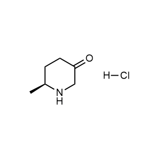 (S)-6-methylpiperidin-3-one hydrochloride Structure