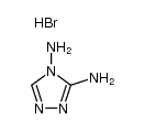 3,4-diamino-1,2,4-triazole hydrobromide Structure