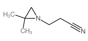 1-Aziridinepropanenitrile,2,2-dimethyl-结构式