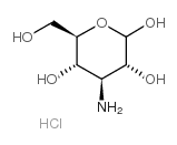 3-氨基-3-脱氧-吡喃葡萄糖盐酸盐结构式