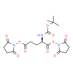 Boc-Glu(Osu)-Osu Structure