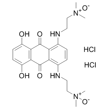 巴诺蒽醌 二盐酸盐结构式