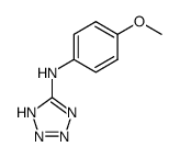 (4-methoxy-phenyl)-(1H-tetrazol-5-yl)-amine Structure