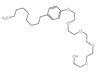 14-(Nonylphenoxy)-3,6,9,12-tetraoxatetradecan-1-ol structure