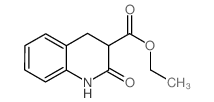 2-氧代-3,4-二氢-1H-喹啉-3-羧酸乙酯结构式