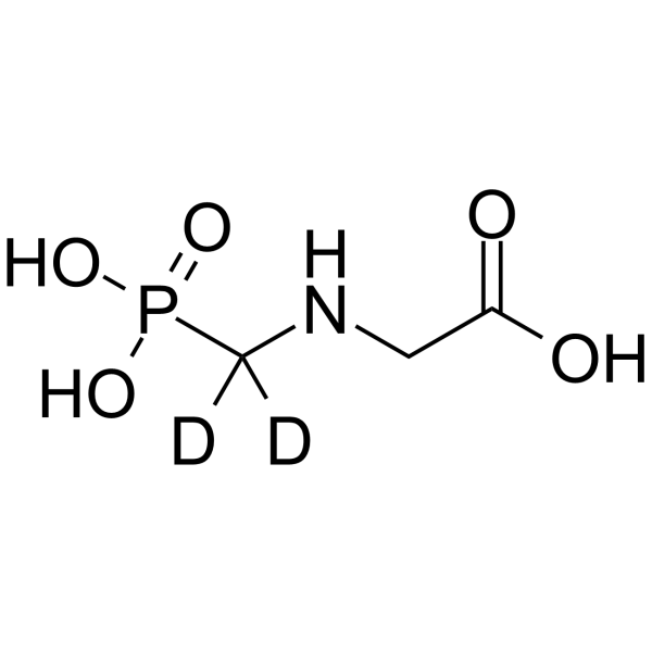 Glyphosate-d2结构式